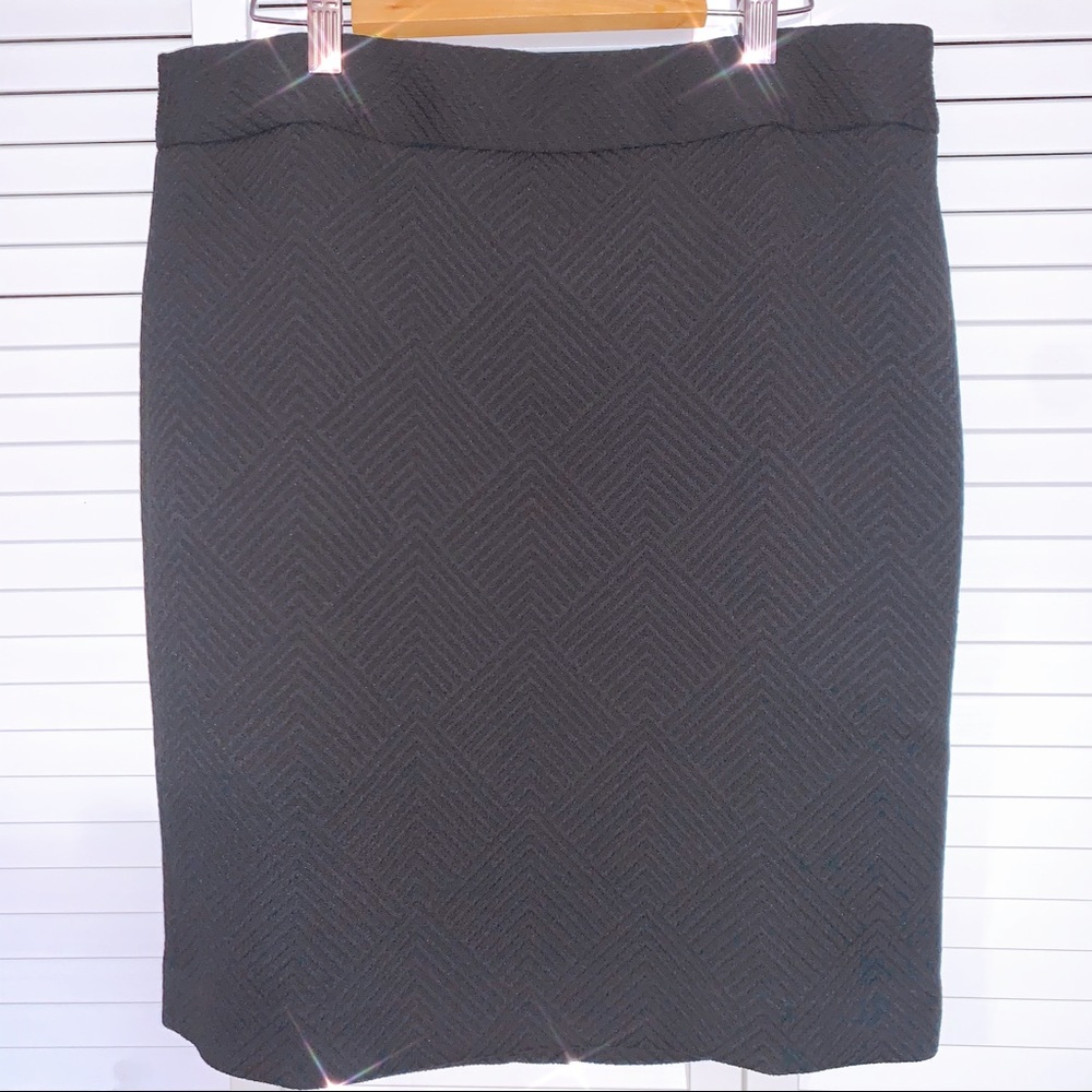 Banana Republic Diamond Textured Knit Pencil Skirt